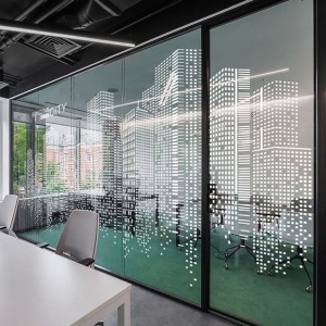 mẫu decal dán kính