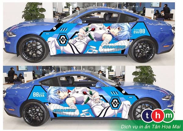 mau decan dan the hien ca tinh voi o to