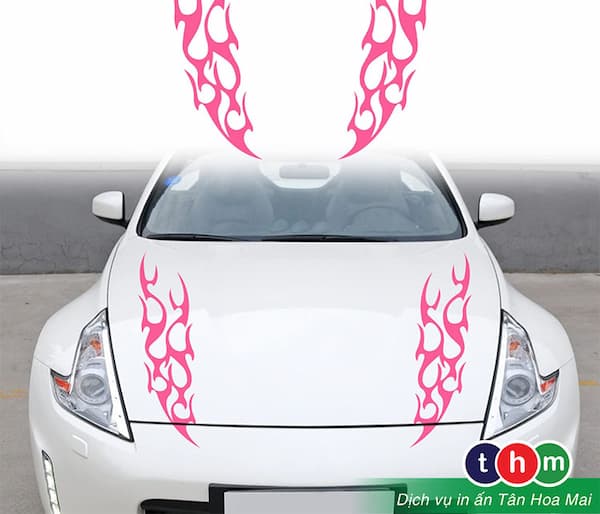 mau dan trang tri lam dep o to