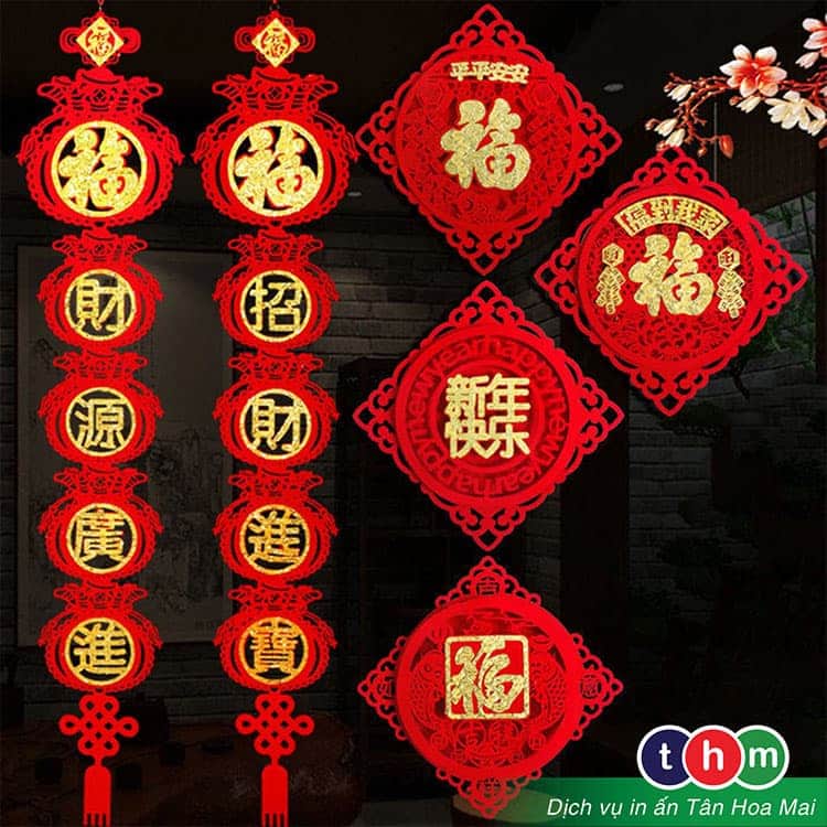 dan de can trang tri ngay tet