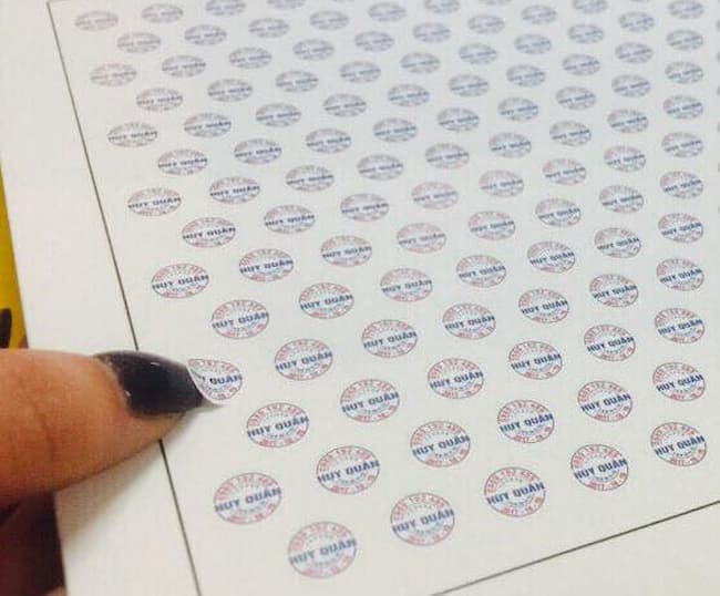 hình tem vỡ mẫu tròn