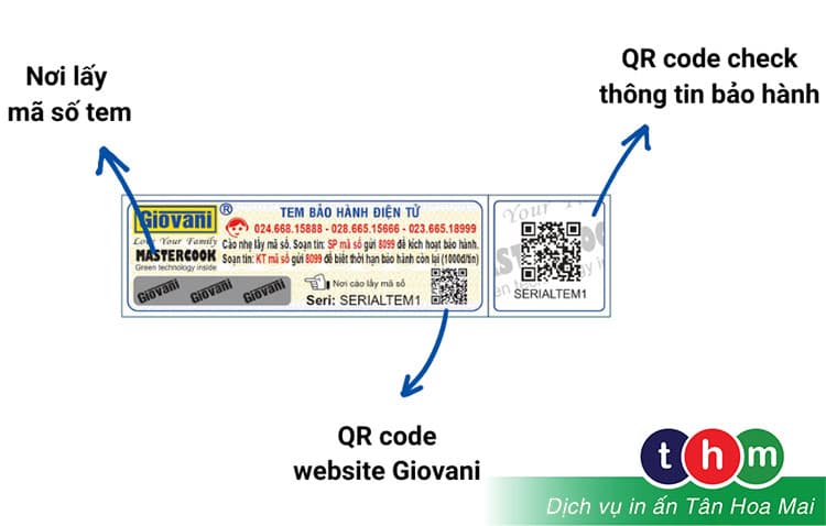 hinh anh cua mau tem nhan dan bao hanh dien tu