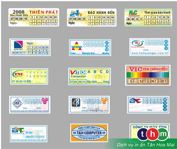 tem dan de bao hanh cho may tinh xach tay