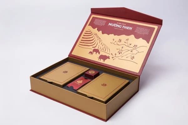 Loại hộp giấy bìa cứng được in họa tiết sang trọng đựng quà tặng hop-giay-bia-cung