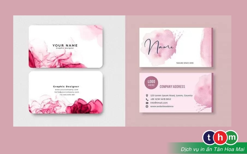 mẫu card visit bán hàng