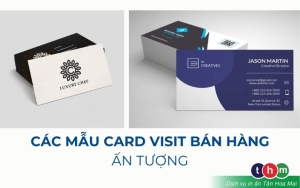 mẫu card visit bán hàng