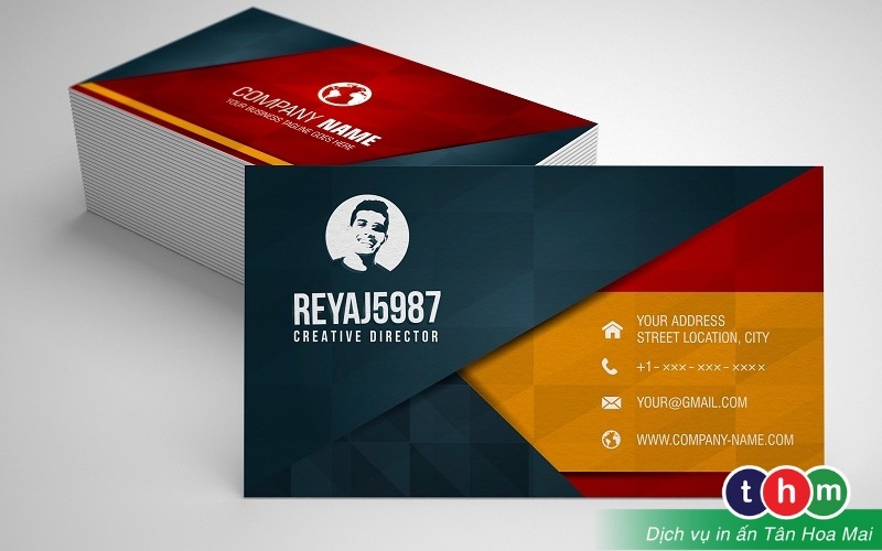 mẫu card visit bán hàng